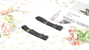 Adjustable Elastic Leg Garter Harness with Metal Buckled Long Stockings Thigh High Garter Belt for Women Thick Thighs