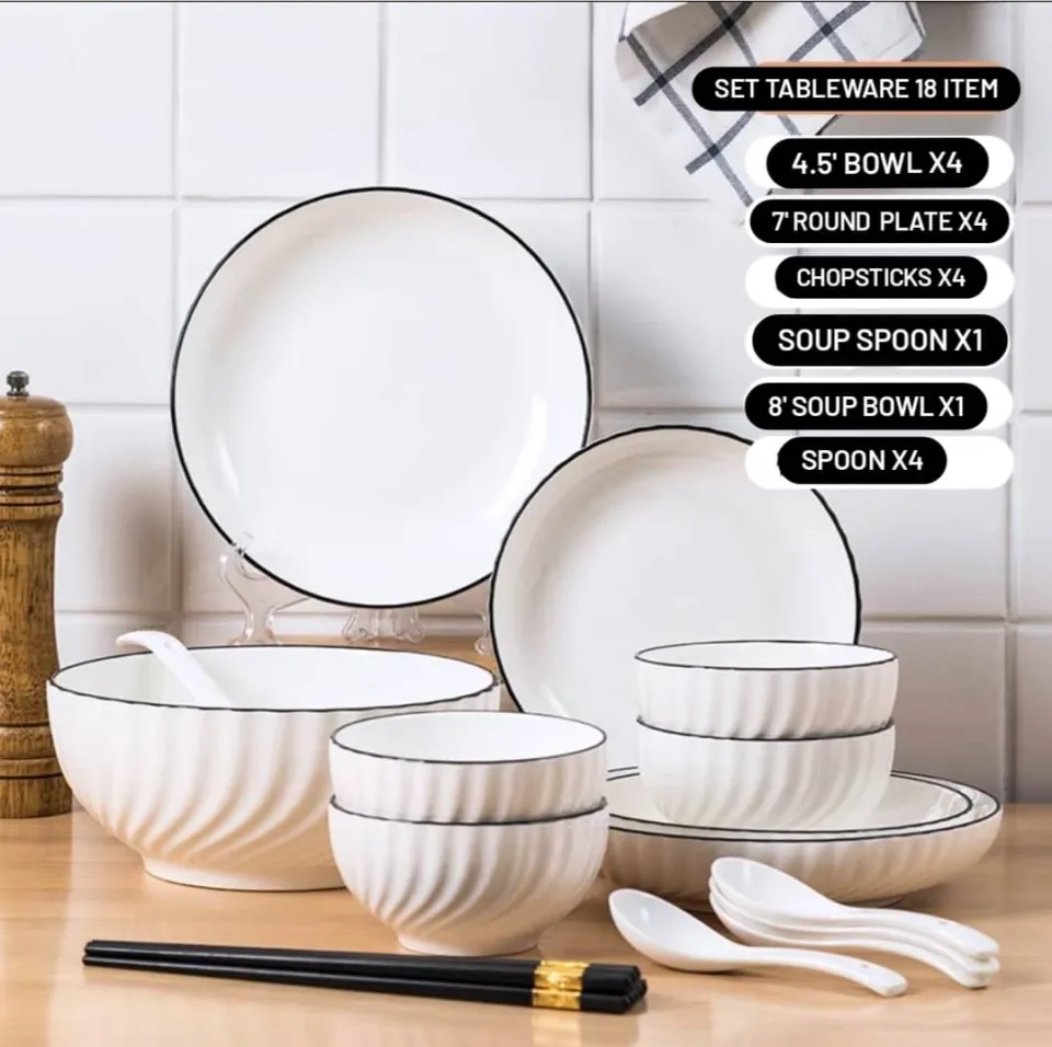 Plate Set Nordic Dishware Cooks Professional Set Of Nordic
