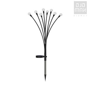 DJDMax Lampu Tenaga Surya 8 LED Dekorasi Taman Luar Ruangan Lampu Lanskap Kembang Api Firefly Lampu Taman Dekorasi Taman Rumput / Solar Led Light Outdoor Dekorasi Taman / Lampu Rumput Rumah Teras Balkon Dekorasi Lampu Kunang Kunang Tahan Air Tanpa Listrik