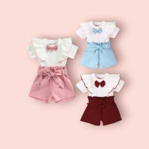 Setelan Labubu Anak Lucu Kekinian 1-6tahun Baju Rajut Anak Terbaru