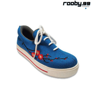 Sepatu Sneakers Wanita Sepatu Casual Cewek Tali Sol Tinggi Bella 203