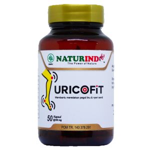 Kapsul Obat Asam Urat Rematik nyeri sendi tangan dan kaki Bengkak herbal uricofit naturindo