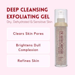 Dr. Keith Chrysler Hydra Sensi Crystal Glow Polish 150g - removes dead skin cells moisturizing improves surface dullness all skin types