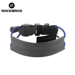 ROCKBROS Xe Đạp Quần Vành Đai Phụ Nữ Người Đàn Ông Phản Quang An Toàn chạy đêm Đi Xe Đạp Quần dây đai Có Móc Kẹp Có Thể Điều Chỉnh Đàn Hồi băng chân Dây Đeo