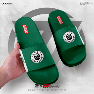BRZ-Tishk Sandal Pria Wanita Untuk Size Anak-Anak 26 Sampai 35 Dewasa 36 Sampai 43 Sol PVC