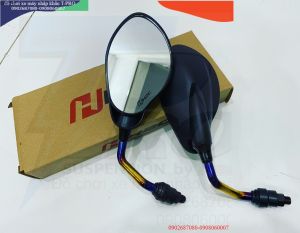 [ KÍNH / GƯƠNG / KIẾNG ] Cặp kính YAZ  chân gương xi chrom titan - đen (kiếng chiếu hậu) H2C