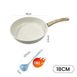 Nipiin Premium Non-Stick Induction-Ready Frying Pan with Wooden Handle