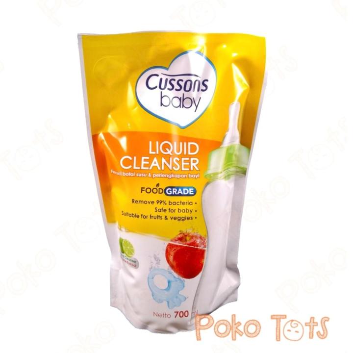 Cussons Baby Liquid Cleanser 700ml Cairan Pencuci Botol Bayi, Buah dan Sayur