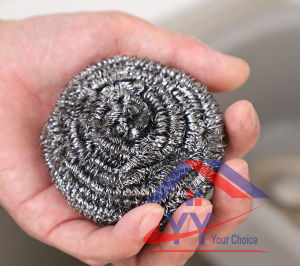 Stainless Steel Wire Ball Sponge/Cleaner Cleaning Ball Kitchen Dapur/Scrubbing Sponge Scrubber Star Kitchen Cleaning