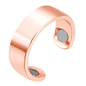 Magnetic Therapy Ring Adjustable Open Ring Magnetic Health Ring Gold Rose Gold Silver Fashion Jewellery Women Men