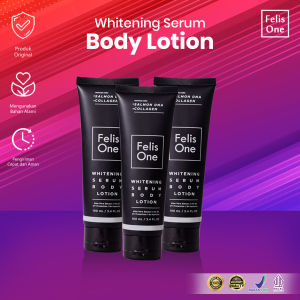 Felisone Body Serum Whithening Paket 3 pcs Free Tshirt/body serum pemutih kulit/body lotion