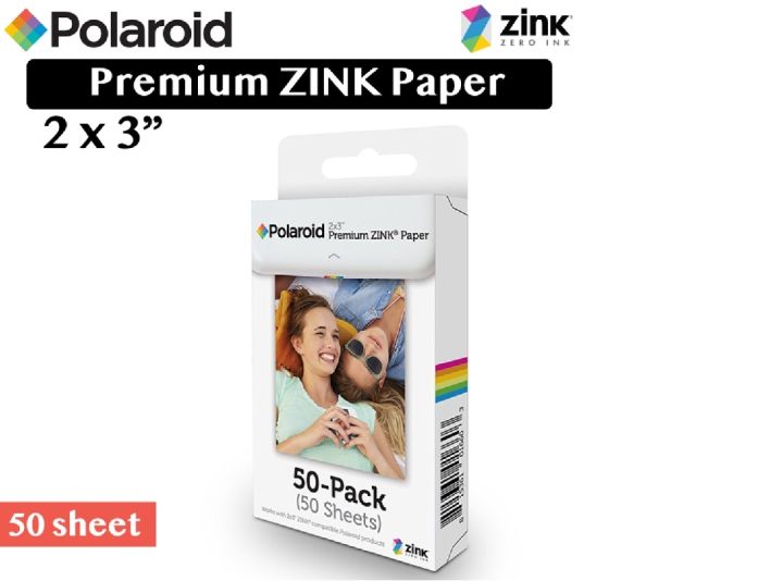 Polaroid PoGo ZINK Zero Ink Paper x (50 Sheets) Lazada