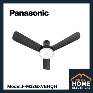 Panasonic 48" 3-Blade Ceiling Fan with LED Lighting and Remote Control (DC Motor) F-M12GXVBHQH