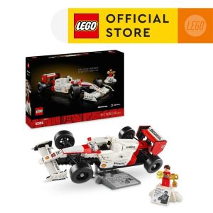 LEGO Icons McLaren MP4/4 & Ayrton Senna Set 10330 (693 Pieces)  Building Blocks F1 Car Gift