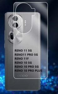 OPPO RENO 11F RENO 11 5G RENO 11 PRO 5G RENO 10 5G RENO 10 PRO 5G RENO 10 PRO PLUS 5G ANTI GORES BELAKANG HYDROGEL CLEAR BENING SKIN GARSKIN ANTI JAMUR TRANSPARAN BACK PROTECTOR PELINDUNG BELAKANG RENO 10 PRO+ 5G