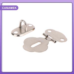 【CANAMEK】 2Pair Lock Hinge Lock Hasp Hook Hardware Lock For Case Jewelry Box Diary Book