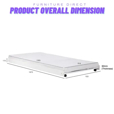 Furniture Direct BRANDI Solid Wood Single Size Pull Out Bed katil pull out underbed pullout