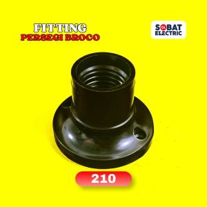Fitting Plafon Broco Bulat Cream - New Ceiling Lamp Holder E27 Semua Tipe