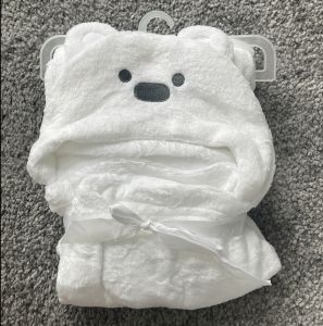 BH-B016 ผ้าห่อตัวเด็กลายหมี เนื้อผ้ากำมะหยี่ นุ่มนิ่มอ่อนโยนต่อเด็กน้อย ราคาถูก พร้อมส่ง🎉💛