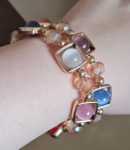 Various Precious Cat Eye Bracelet