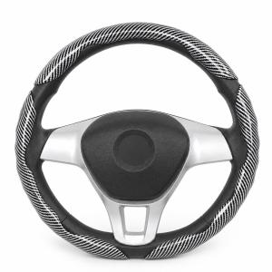 Ốp Bọc Vô Lăng CIND Carbon Bóng Thể Thao Mỏng Nhẹ Chống Trượt Phù Hợp Nhiều Dòng Xe