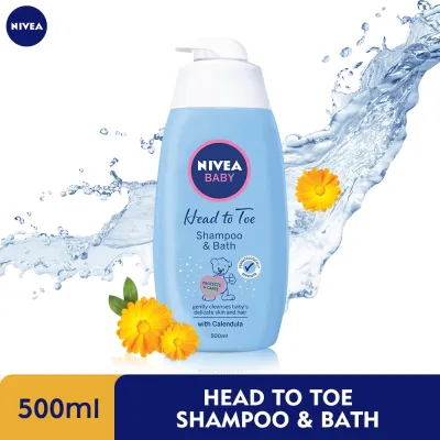 NIVEA Baby Head To Toe Shampoo & Bath (500ml)