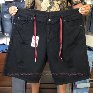 Celana Jeans Pendek Pria Sobek Big Size - Celana Jeans Pendek Pria Sobek Jumbo - Celana Pendek Denim Pria Sobek Berukuran Besar - Jeans Pendek Pria Sobek Gendut - Jeans Pendek Pria Sobek Ukuran Besar