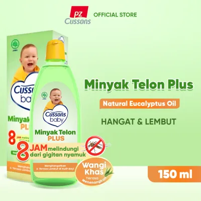 Cussons Baby Minyak Telon Plus Natural Eucalyptus Oil 150ml