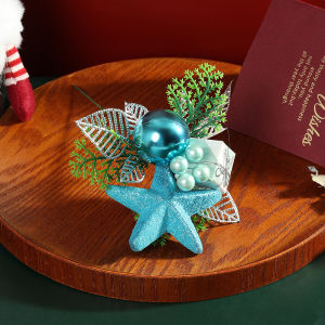O-KAY 10PCS Artificial Berries 15 Heads Branch 17cm Gift DIY Accessories Christmas Decor Festival