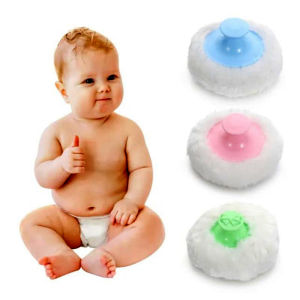 1 Set Tempat Bedak Bayi/Tempat Bedak Tabur Multicollor Baby Powder Free Puff Case-Vegasus Store(COD)