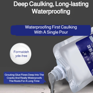 Good ductility Sealant High strength crack resistant sealant Caulking Selfleveling Sealing glue Deep caulking Strong bonding Leakage Waterproof glue Repair wall