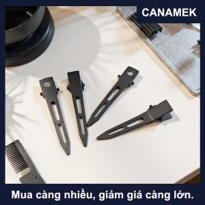 【CANAMEK】 10PCS đen Duckbill tóc Clip nonslip Alligator tóc Clip thợ cắt tóc salon tạo kiểu tóc chết Phụ kiện tóc kẹp tóc