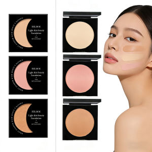 【discount store】High Coverage Natural Finish Foundation Cream Long-Lasting Matte Foundation with Brightening Effect for Oily & Combination Skin