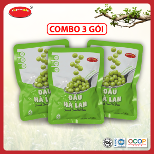 Combo Gói Đậu Hà Lan 240g Asia Home - Tươi nguyên hạt  - Ăn ngay hoặc chế biến