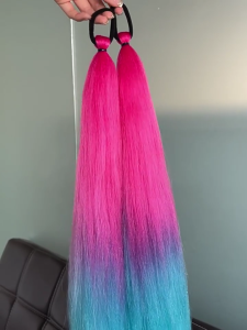 Scrunchy Lantern Braid Ponytail Hair Toppers No Tools Needed Synthetic Fiber Design Photo Prop