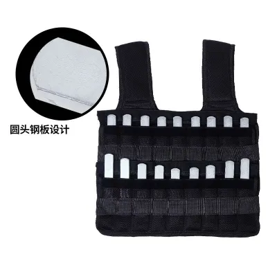 20Kg Trọng Vest Áo Khoác Có Thể Điều Chỉnh Trọng Lượng Tập Thể Dục Weightloading Vest Đấm Bốc Đào Tạo Áo Ghi Lê