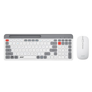 ชุดคีย์บอร์ดและเมาส์ไร้สาย Acer Dual Mode 2.4G + Bluetooth 5.0 สำหรับ บริษัท สำนักงานและความบันเทิง