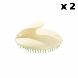COZII Bàn Chải Dầu Gội Silicon Làm Sạch Gàu Massage Da Đầu Magic Massage Lược Chống Ngứa Thiết Bị Trầy Xước Đầu Massage