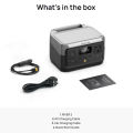 EcoFlow River 2 แบตเตอรี่สำรองพกพา 256Wh Portable Power Station 300W รองรับการชาร์จเร็ว 0-100% ใน 1 ชั่วโมง. 