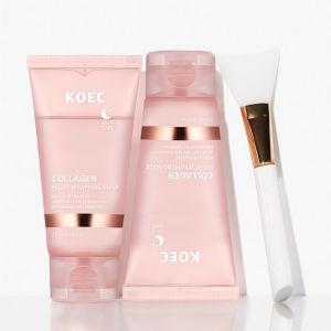 KOEC Collagen peel-off mask with brush translucent hydrating moisturizing nourishing night mask
