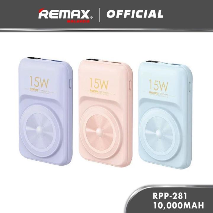 Remax RPP-281 Wireless Fast Charging 10000mAh PD Powerbank Type C ...