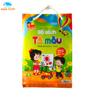 Sách - Tô Màu Cho Bé 4-5 tuổi - 8 Chủ Đề Khác Nhau (Túi 8 quyển)