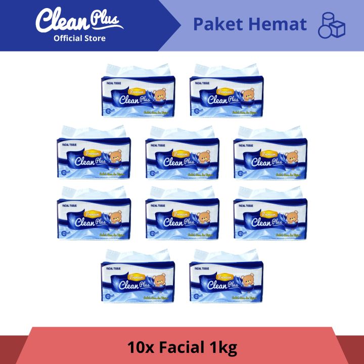 Clean Plus Facial Beruang 1 Kg Bundling 10 Pack | Lazada Indonesia