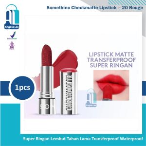 Somethinc Checkmatte Transferproof Lipstick Transferproof Tahan Lama