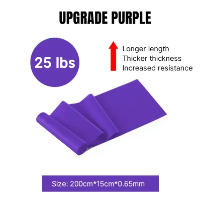 🇸🇬【SG stock】Yoga Resistance Bands /Elastic Stretch Belt forYoga Pilates Fitness Band /Rubber Stretch Exercise tension band Rubber
