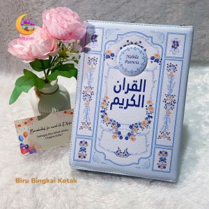 Quran Custom Nama Resleting A5 Terjemah Perkata Alquran Resleting Tajwid Aestethic Signature