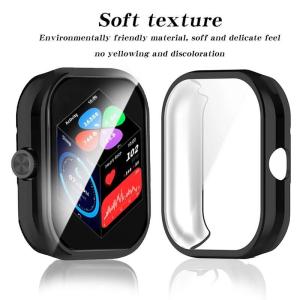 Soft TPU Screen Protector Case for GOOJODOQ FB058 Smart Watch Full Coverage Bumper Protective Case Cover
