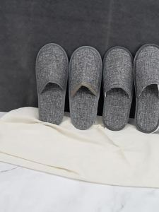 [Free Shipping] Slippers For All Seasons Suitable For Hotels And Guesthouses Portable For Home Use Non-Slip Thickened Enlarged And Individually Packaged
