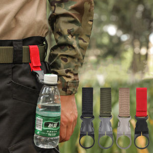 Yoomee Outdoor Nylon Webbing Hanging Multi-functional Mountaineering Buckle Portable Water Bottle Hanging Buckle Clip