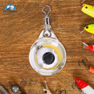 LED Lure Trap Light for Fishing with Eye Design Bright Luminous Bait Lamp Suitable for Night and Deep Sea Fishing